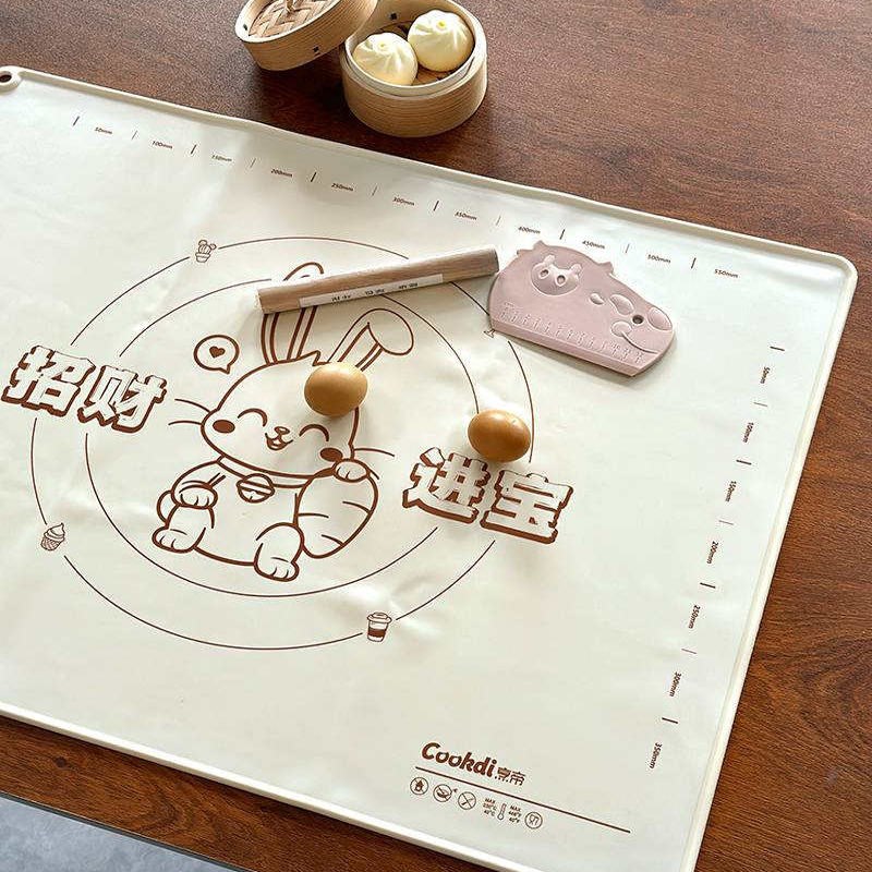 母婴级硅胶揉面垫加厚食品级面板家用防滑和面垫做馒头包子擀面垫
