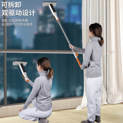 擦玻璃神器家用高层窗外搽清洗玻璃刮水器双面擦窗户专用工具清洁