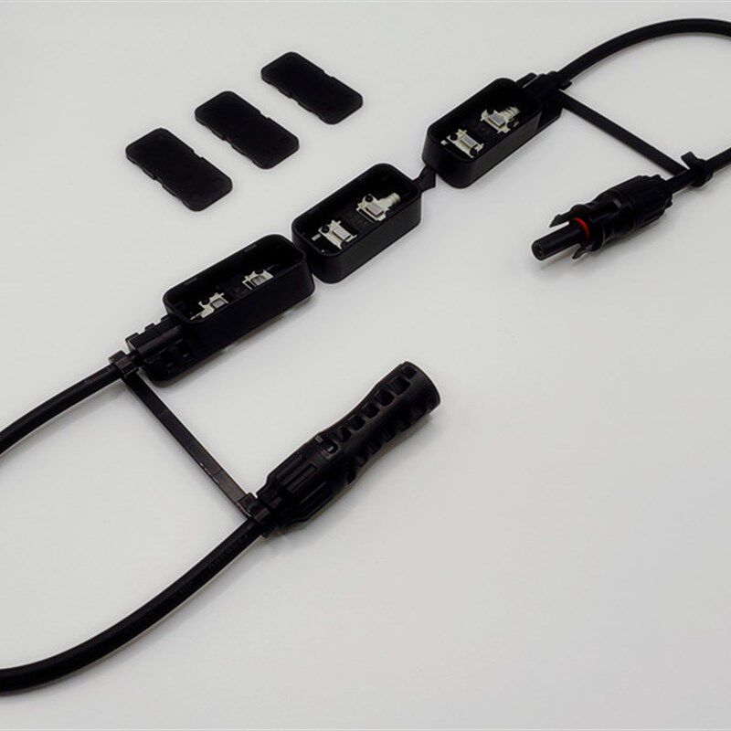 太阳能板3伏分体接线盒光板双接线盒/1500V30A光伏面组件三分体汇