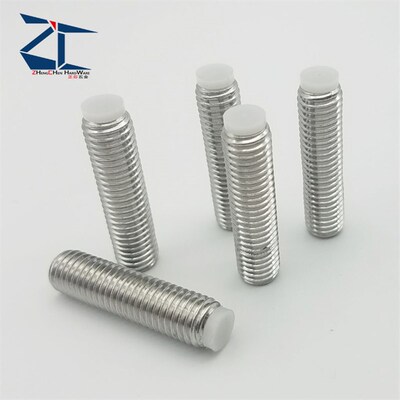 304内六角防滑胶头紧定螺栓(TDA26)橡胶头机米螺丝替代SBPPS8-10