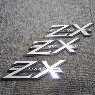 期ZX50电镀全车贴标贴花立体塑料硬贴浮标 小龟 摩托车DIO50 JOG