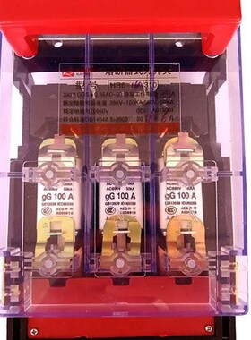 熔断器式隔离开关HR6 160/3/310 160A 100A200A250A400A透明盖子