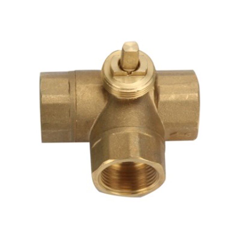 全铜电动二通三通球阀阀体空调地暖电动球阀DN15 20 25 32 40 50