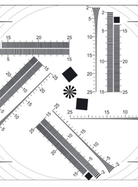 CIPA解决方案目标测试图卡数码相机分辨率测量专业chart图标定板