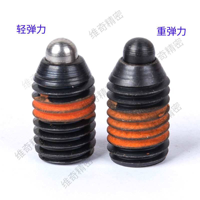 弹簧柱塞短型弹簧销 SPJH重载 SPJL轻载 弹簧定位柱VCN513 M3~M16