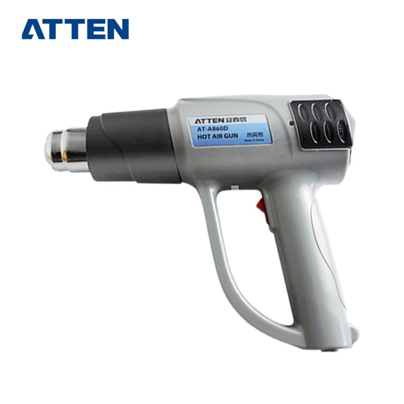 安泰信AT-A822D/A860D数显手持热风筒调速调温热风枪吹风筒烤枪
