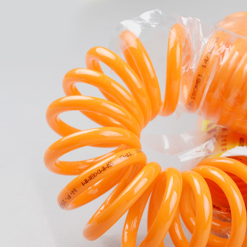 波斯工具 PU弹簧管 软管空压机气泵高压伸缩软管风管带接头