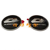 QJ赛400赛550 J脚防护板QJ标牌立体标 350前左右护板标QJ400GS