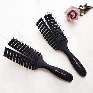 章小蕙梳子赫格丽猪鬃梳Hercules高颅顶弧形头型分叉大板梳蓬松