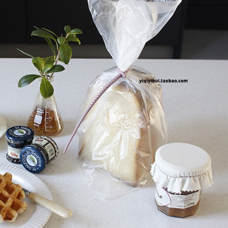 韩国进口捆绳数据线绑线食品袋子捆绑带可反复使用硅胶一套6个