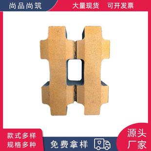 人行道植草砖绿道砖八字植草砖停车场砖井字砖背心砖厂家江门中山