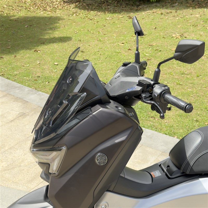 适用于25款雅马哈NMAX155改装风挡 印尼短风挡 NMAX竞技运动挡风