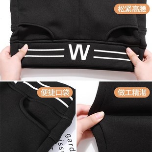 冬季 喇叭裤 子高腰东北特厚黑色微喇保暖棉裤 加绒裤 女秋冬2025新款