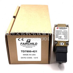 美国仙童FAIRCHILD电气转换器比例阀 TD7800-421