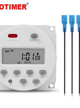1 Second Interval 5V 12V 24V 110V 220V Digital LCD Timer Swi