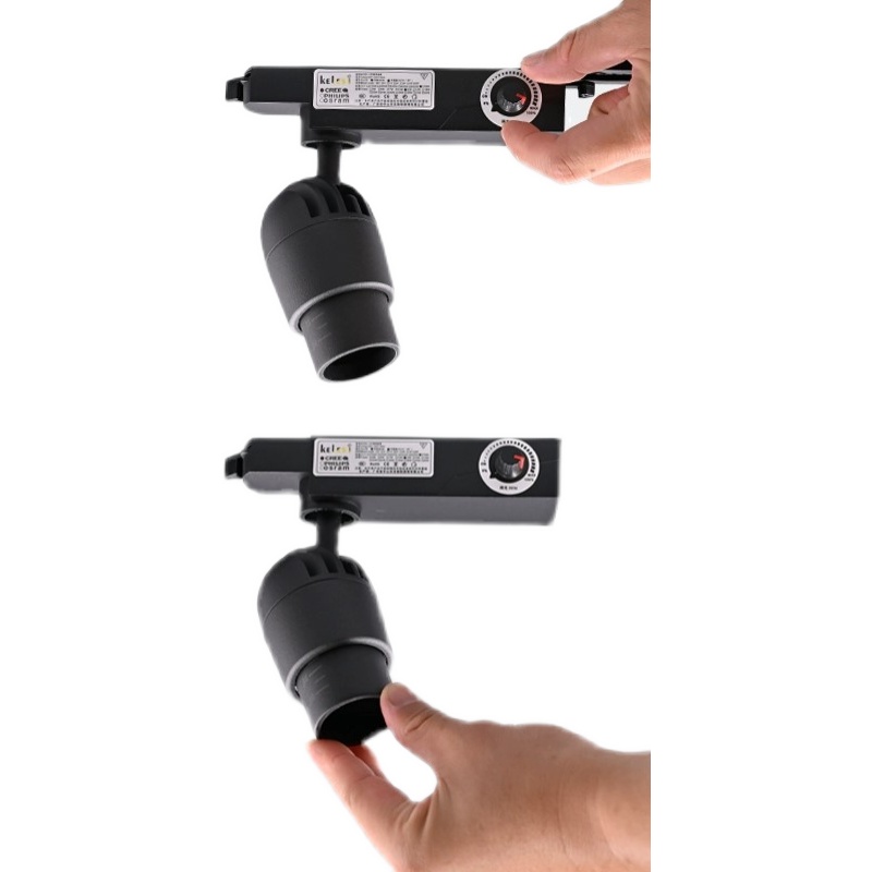 LED12w轨道灯调光射灯调焦轨道灯博物馆展厅射灯导轨灯COB射灯