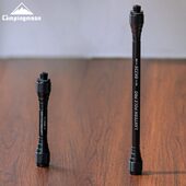 柯曼BKZ26黑化长款 铝合金气灯杆户外露营配件氛围灯延长杆