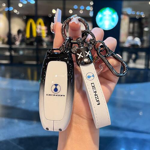 腾势d9钥匙套专用2024款dmi汽车ev用品24卡片配件男士金属车扣壳