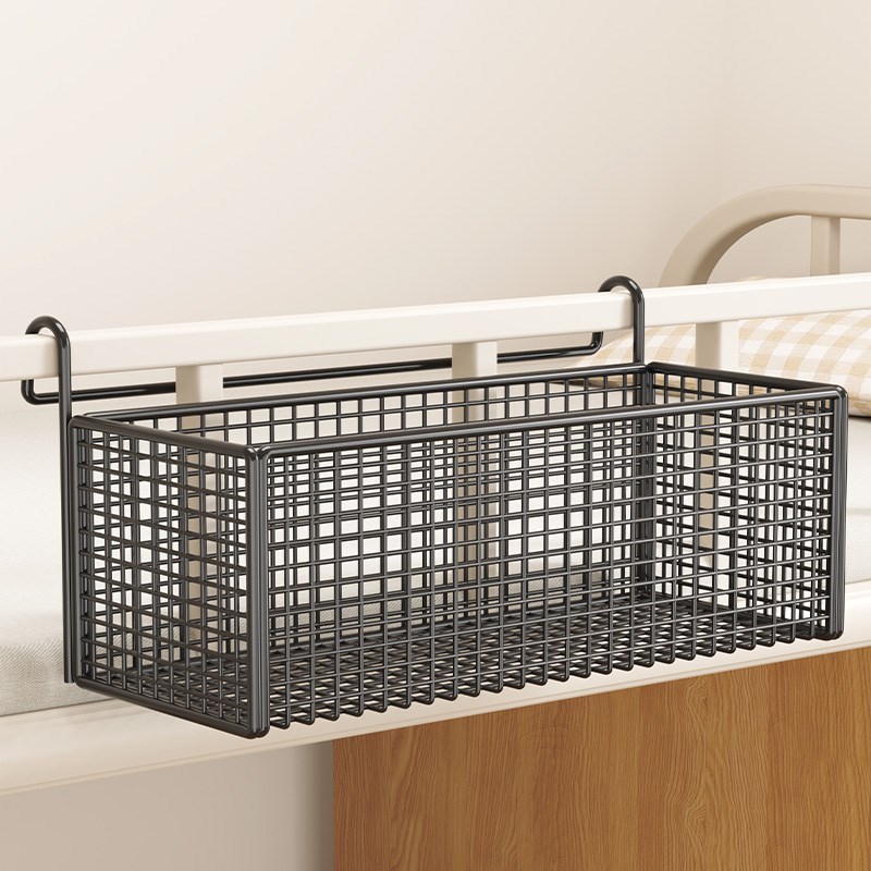 床头置物架大学宿舍神器床上挂篮架子寝室上铺床边T收纳层架壁挂