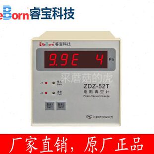 电阻真空计 睿宝ZDZ 52T V01真空计 真空测量仪器 皮拉尼真空计
