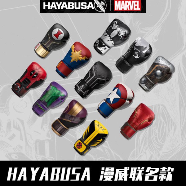 HAYABUSA 隼拳击手套漫威毒液男女训练泰拳专业搏击沙袋成人拳套