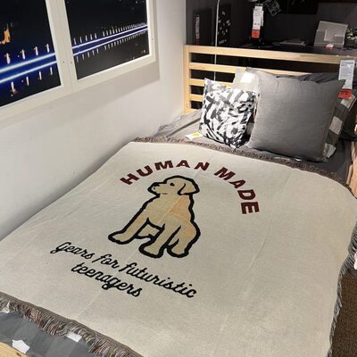 human made 拉布拉多 小狗挂毯装饰毯休闲毯沙发毯布艺
