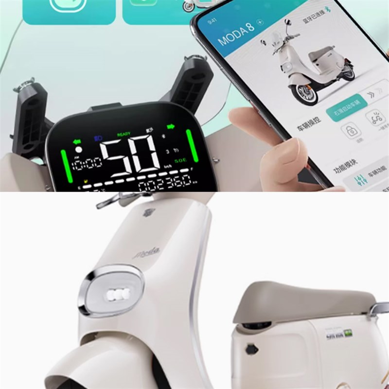 适用于绿源电动摩托车MODA8后靠背尾翼扶手提车拉手后尾箱支架