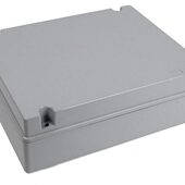 室内外开关电源端子盒 120mmABS塑料防水接线盒带卡槽 380 300