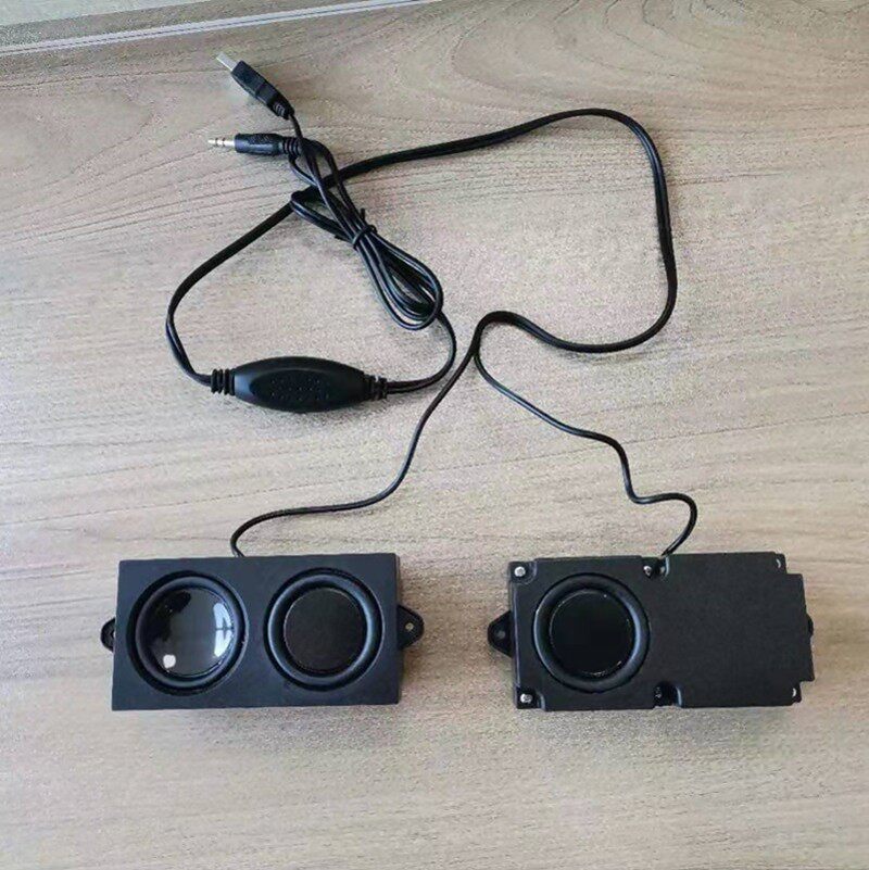 发烧大功率有源低音炮电脑喇叭多媒体台式音响diy音箱机箱拆机