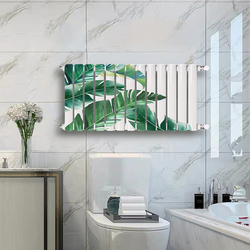 卫生间小背篓暖气片家用横式卫浴钢制新型暖气水暖散热片集中供热