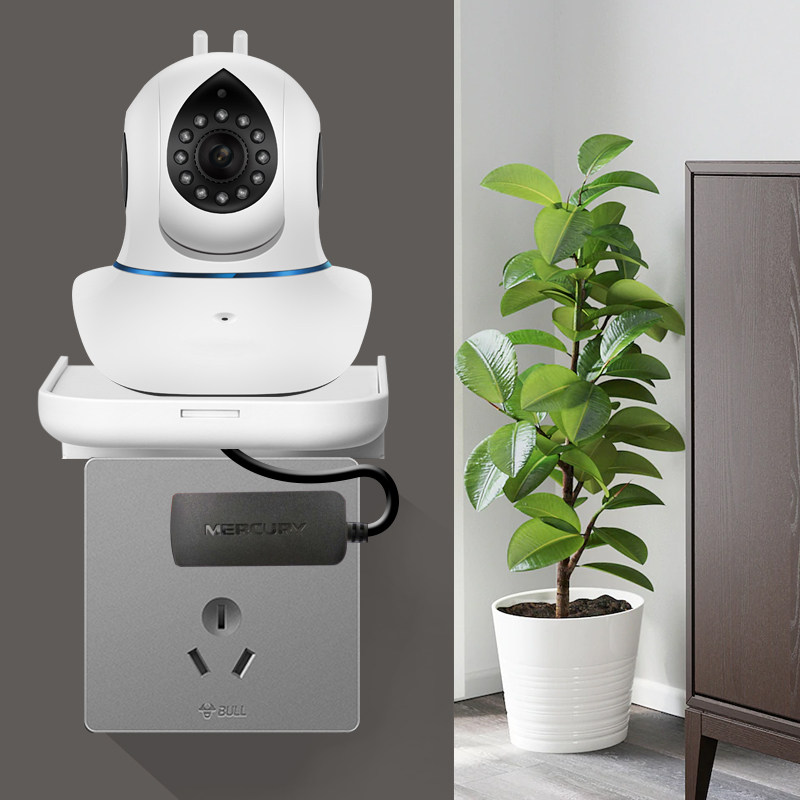 监控摄像头支架免打孔插座支架米家小米云台萤石云360智能监控摄