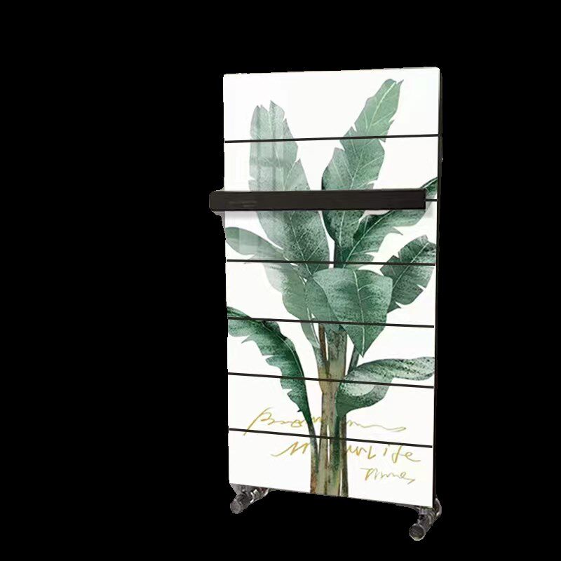 铜铝复合小背篓暖气片家用集中供暖散热片超薄艺术暖气水暖毛巾架