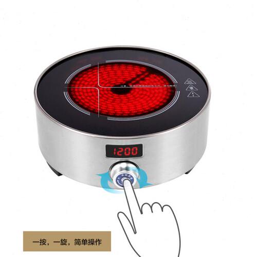 电陶炉家用茶炉旋钮迷你泡茶铁壶煮茶器小型煮面火锅多用途烧水炉