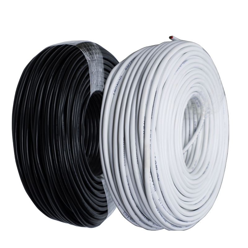 RVV2芯3芯4/5芯软护套线0.5 0.75 1 2.5平方监控灯头信号电源软线