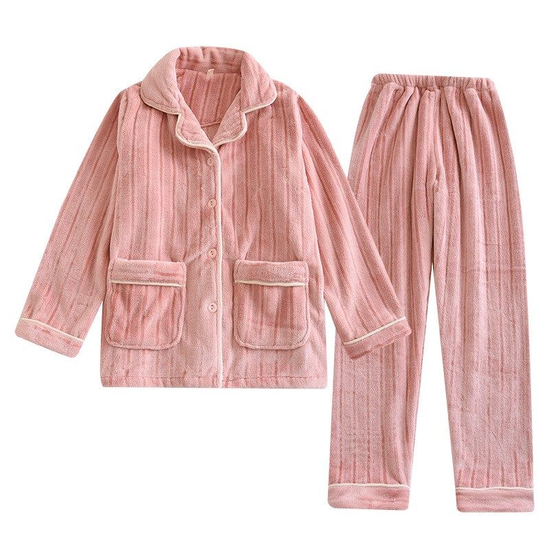 新款情侣秋冬季法兰绒美丽条家居服 男女保暖舒适睡衣套装,女士内衣/男士内衣/家居服,睡衣/家居服套装,淘宝优惠券,粉丝福利购,淘宝优惠卷