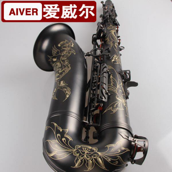 降b调次中音萨克斯管乐器法国进口火鸟专业演奏黑色电镀萨克斯风