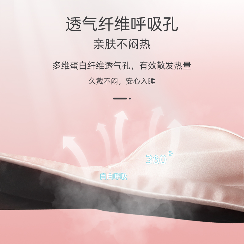 零听儿童眼罩睡眠遮光睡觉女童午觉卡通男孩可爱透气护眼神器