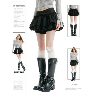 黑色半身裙女夏季2025年