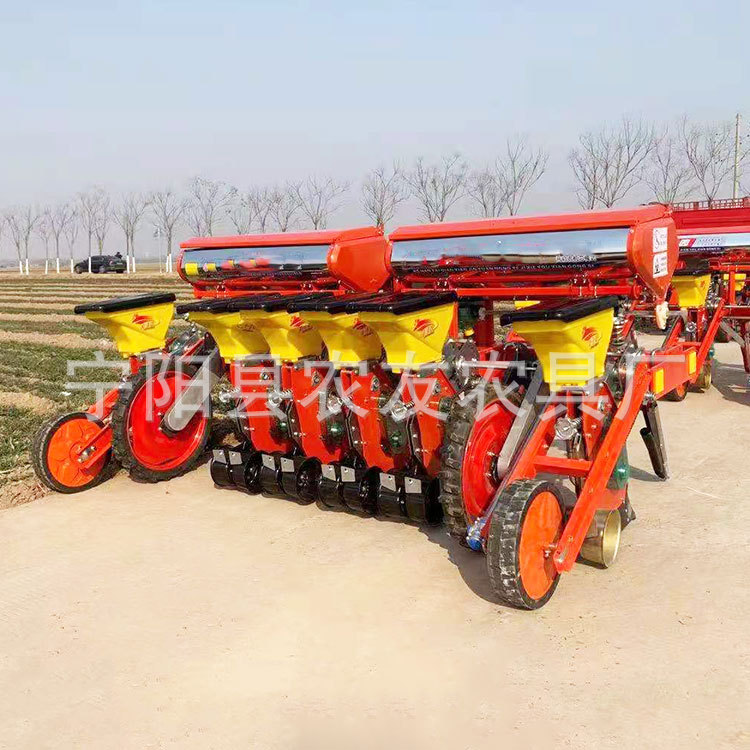 悬浮玉米大豆精播机4+2  模式6行套种黄豆播种机悬浮腿播种深施肥