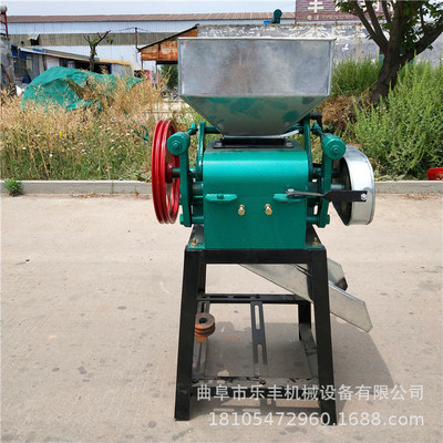 粮油店花生大豆压扁机 家用燕麦大豆挤扁机 各种规格花生破碎机