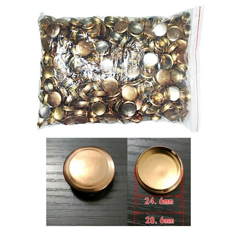 500个不锈钢防盗门膨胀螺丝孔盖不锈钢门边封口盖安装孔盖快封口