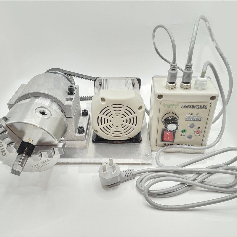 电机夹头台球修杆机夹头电动抛光机木工车床总成三爪夹头打磨机