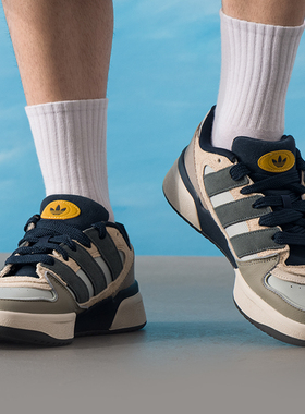 正品阿迪达斯ADIDAS三叶草男女款拼色百搭低帮运动休闲板鞋JP9211