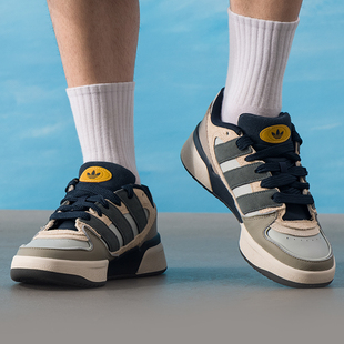 正品阿迪达斯ADIDAS三叶草男女款拼色百搭低帮运动休闲板鞋JP9211