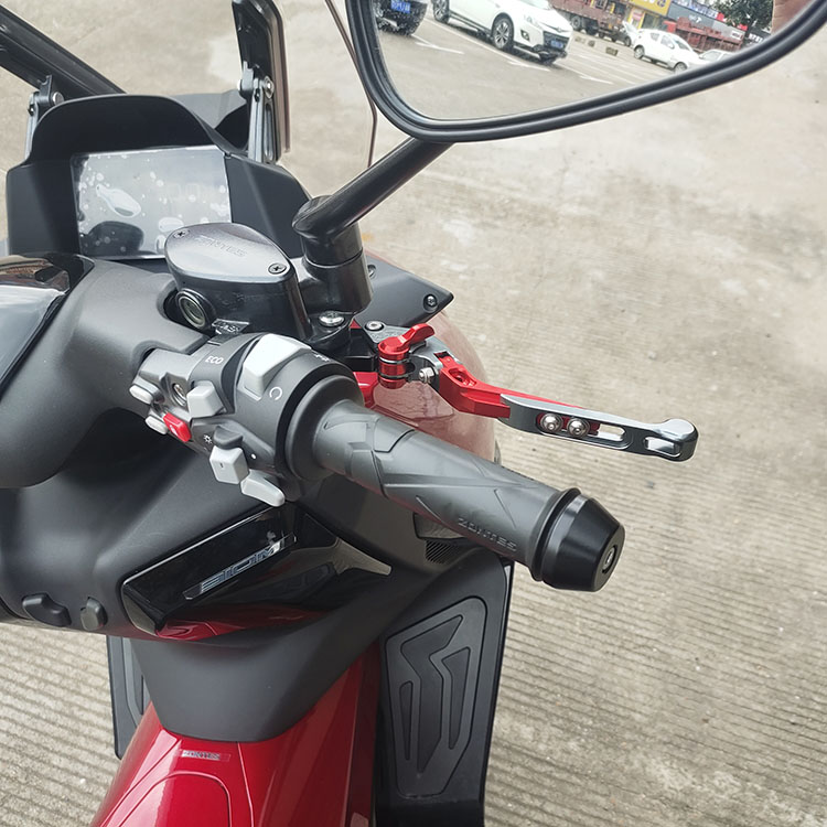升仕ZT310-M踏板摩托车刹车手柄左右牛角前后刹车制动手把改装件