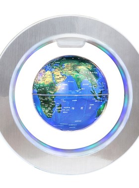 磁悬浮地球仪悬浮摆件家居饰品客厅装饰办公桌发光自转创意小科技