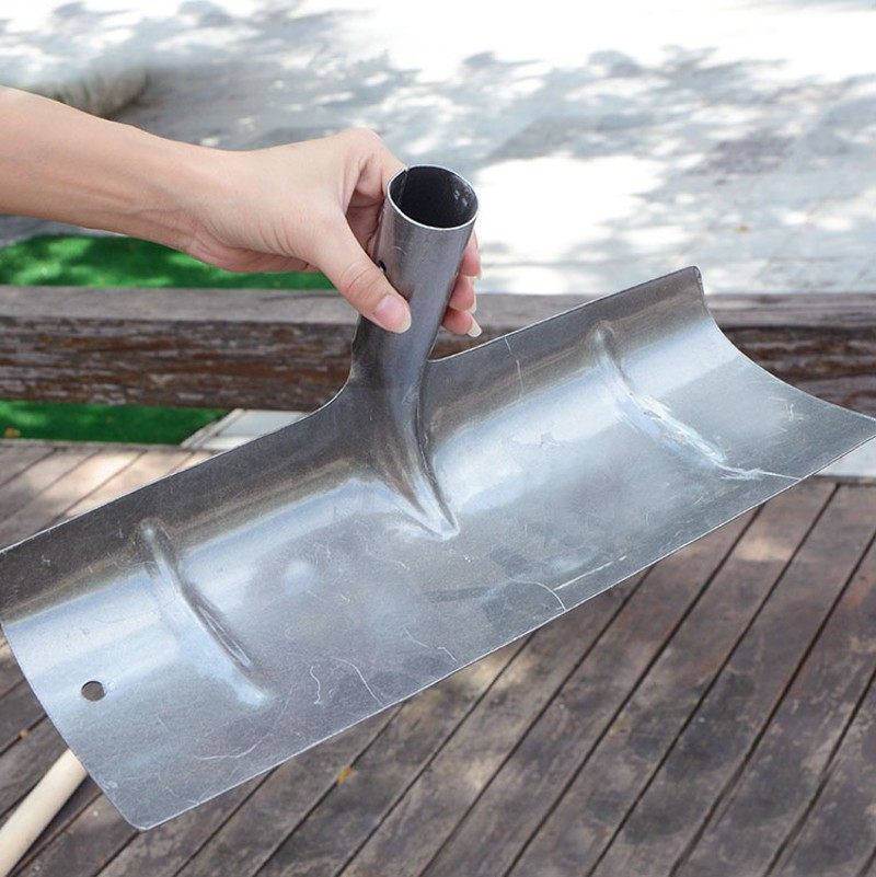 铁耙子平灰器刮粪铲工地水泥自流平钢清粪铲沙耙清雪除雪板刮粪板