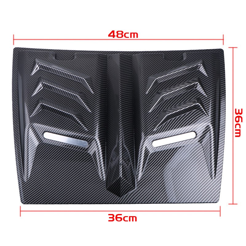 汽车大号引机盖假出风口引擎盖装饰进气口改装通风口碳纹改装通用