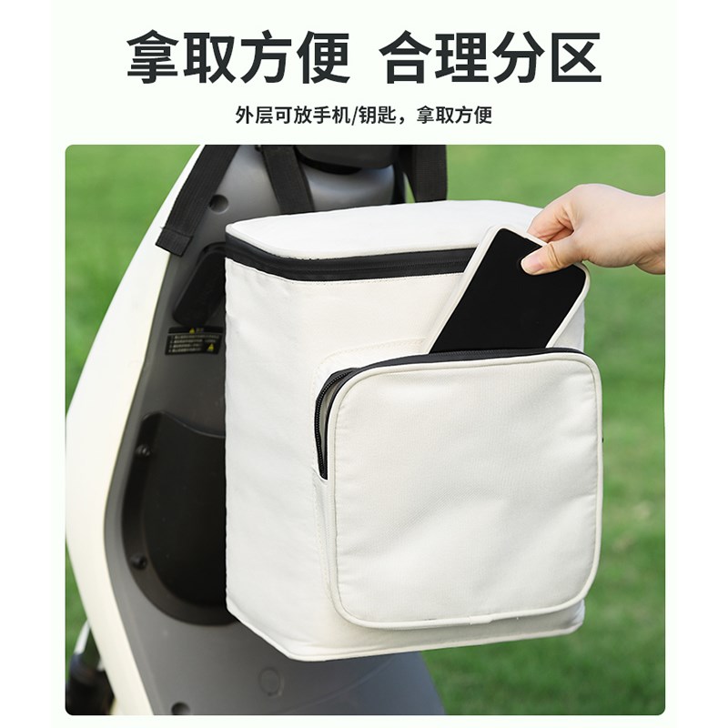 电动车头盔包收纳袋摩托防尘袋防水装头盔的挂包置物箱自行车储物