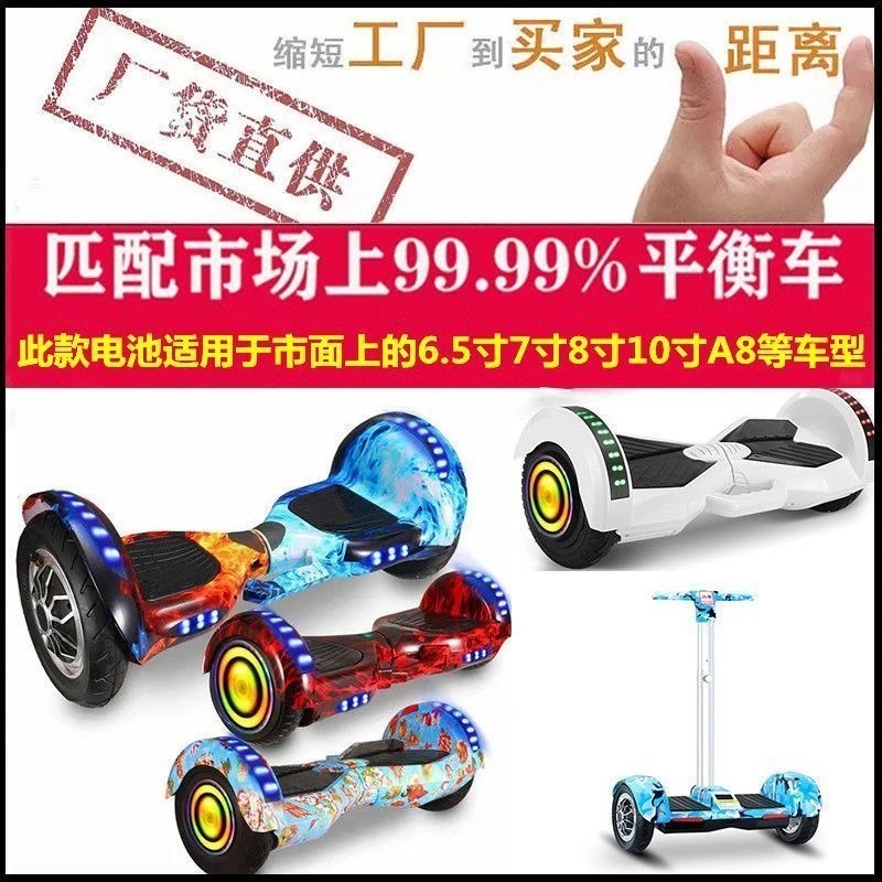 电瓶大容量电瓶电池车扭扭平衡双轮车平衡车36V通用电动锂电池42v